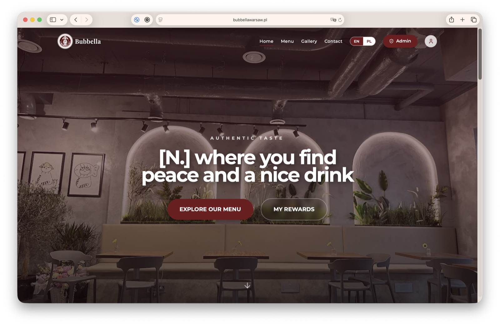 Przykład nowoczesnej strony internetowej restauracji